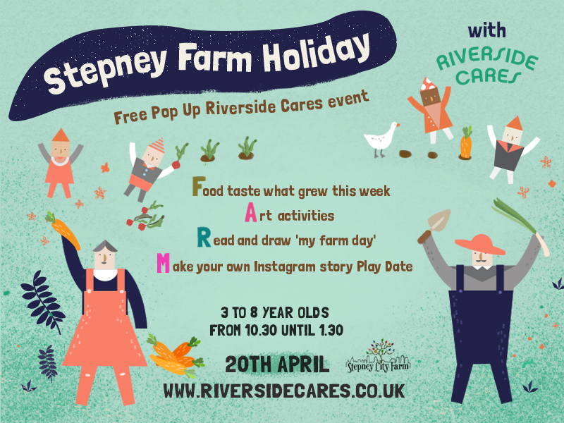 Pop Up Riverside Cares event at Stepney City Farm